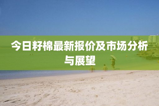 今日籽棉最新報價及市場分析與展望