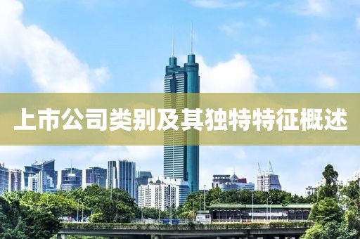 上市公司類別及其獨特特征概述