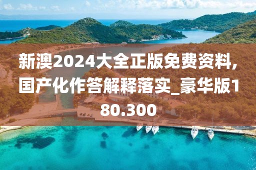 新澳2024大全正版免費(fèi)資料,國(guó)產(chǎn)化作答解釋落實(shí)_豪華版180.300