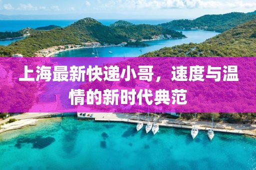 上海最新快遞小哥，速度與溫情的新時代典范