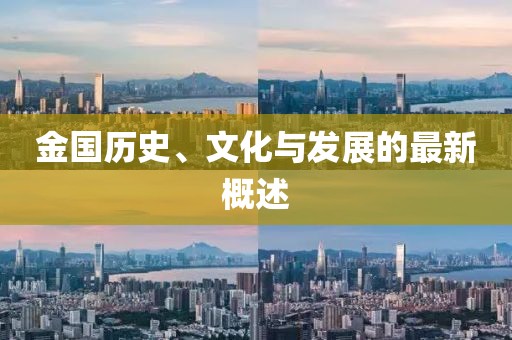 金國歷史、文化與發(fā)展的最新概述