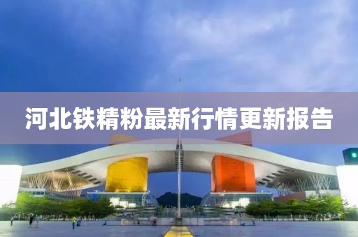 河北鐵精粉最新行情更新報告