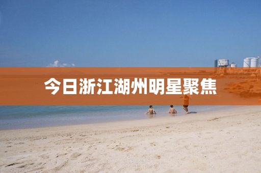 今日浙江湖州明星聚焦