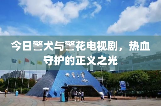 今日警犬與警花電視劇，熱血守護(hù)的正義之光