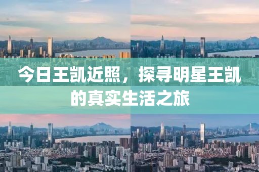 今日王凱近照，探尋明星王凱的真實生活之旅