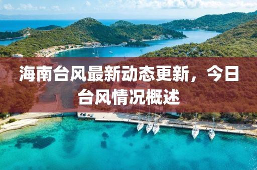 海南臺風最新動態(tài)更新，今日臺風情況概述
