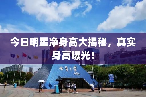 今日明星凈身高大揭秘，真實(shí)身高曝光！