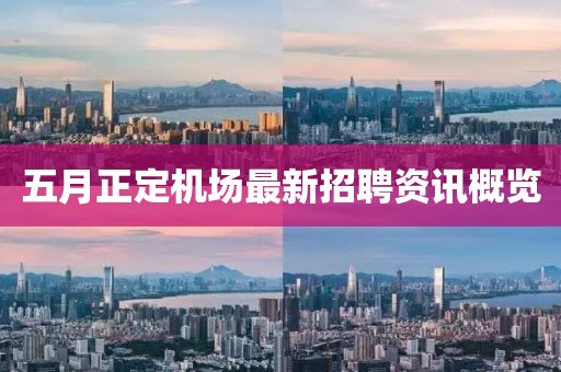 五月正定機場最新招聘資訊概覽