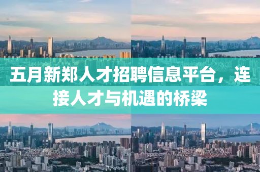 五月新鄭人才招聘信息平臺(tái)，連接人才與機(jī)遇的橋梁