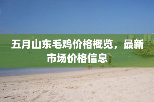 五月山東毛雞價(jià)格概覽，最新市場(chǎng)價(jià)格信息