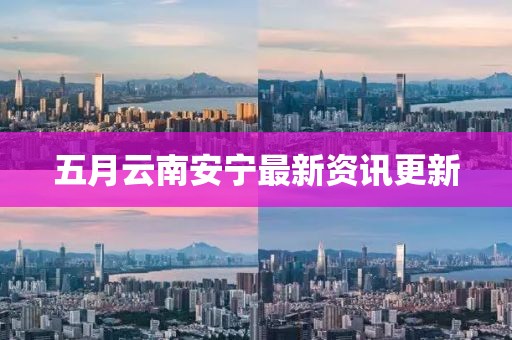 五月云南安寧最新資訊更新