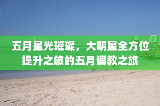 五月星光璀璨，大明星全方位提升之旅的五月調(diào)教之旅