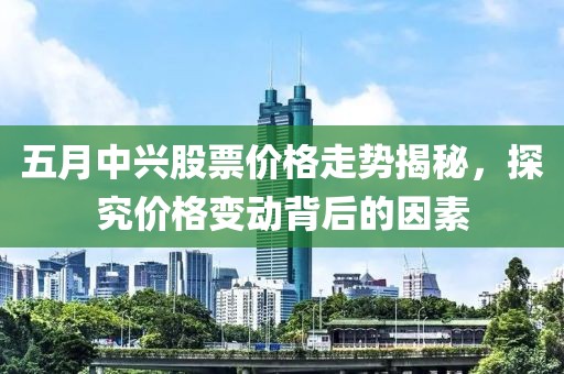 五月中興股票價格走勢揭秘，探究價格變動背后的因素