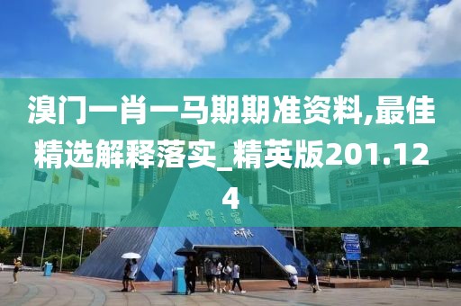 溴門(mén)一肖一馬期期準(zhǔn)資料,最佳精選解釋落實(shí)_精英版201.124