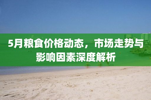 5月糧食價格動態(tài)，市場走勢與影響因素深度解析