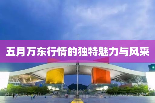 五月萬東行情的獨(dú)特魅力與風(fēng)采