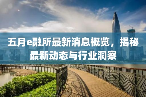 五月e融所最新消息概覽，揭秘最新動態(tài)與行業(yè)洞察