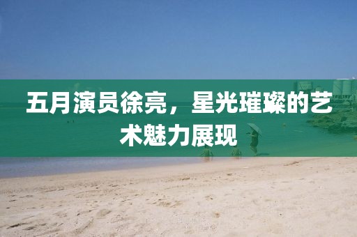 五月演員徐亮，星光璀璨的藝術魅力展現(xiàn)