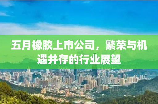 五月橡膠上市公司，繁榮與機(jī)遇并存的行業(yè)展望