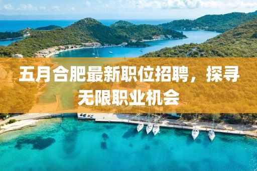 五月合肥最新職位招聘，探尋無限職業(yè)機會