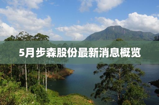 5月步森股份最新消息概覽