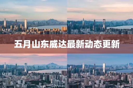 五月山東威達(dá)最新動(dòng)態(tài)更新