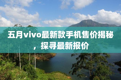 五月vivo最新款手機(jī)售價(jià)揭秘，探尋最新報(bào)價(jià)
