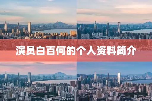 演員白百何的個(gè)人資料簡(jiǎn)介
