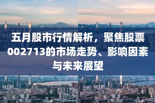 五月股市行情解析，聚焦股票002713的市場走勢、影響因素與未來展望