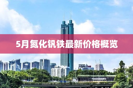5月氮化釩鐵最新價(jià)格概覽