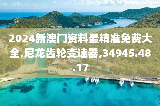 2024新澳門資料最精準免費大全,尼龍齒輪變速器,34945.48.17