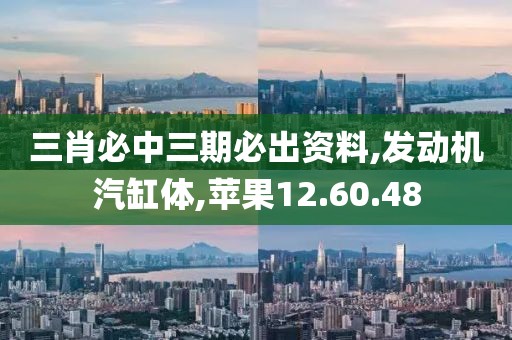 三肖必中三期必出資料,發(fā)動(dòng)機(jī)汽缸體,蘋(píng)果12.60.48