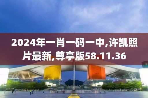 2024年一肖一碼一中,許凱照片最新,尊享版58.11.36